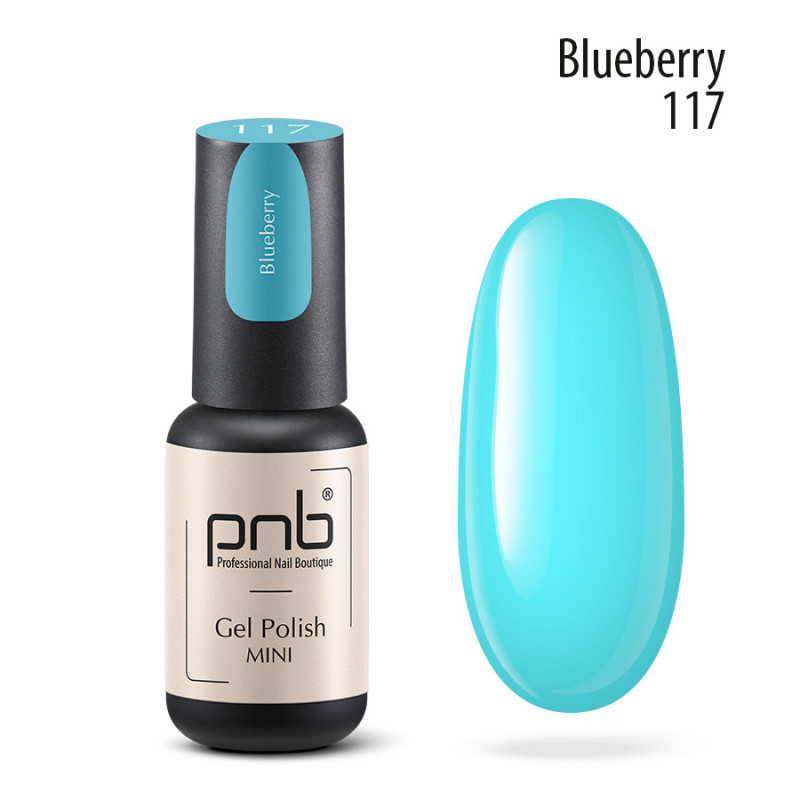 Gel Nail Polish PNB mini 117, 4 ml