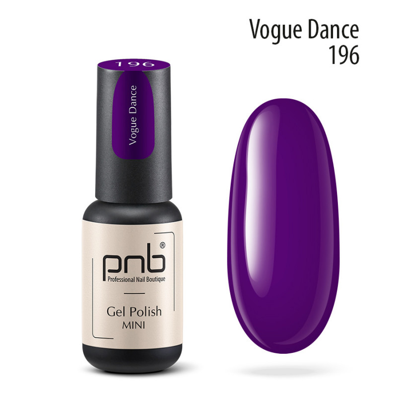 Gel Nail Polish PNB mini 196, 4 ml