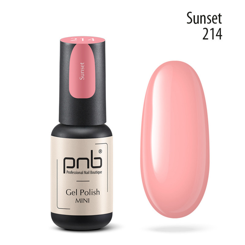 Gel Nail Polish PNB mini 214, 4 ml