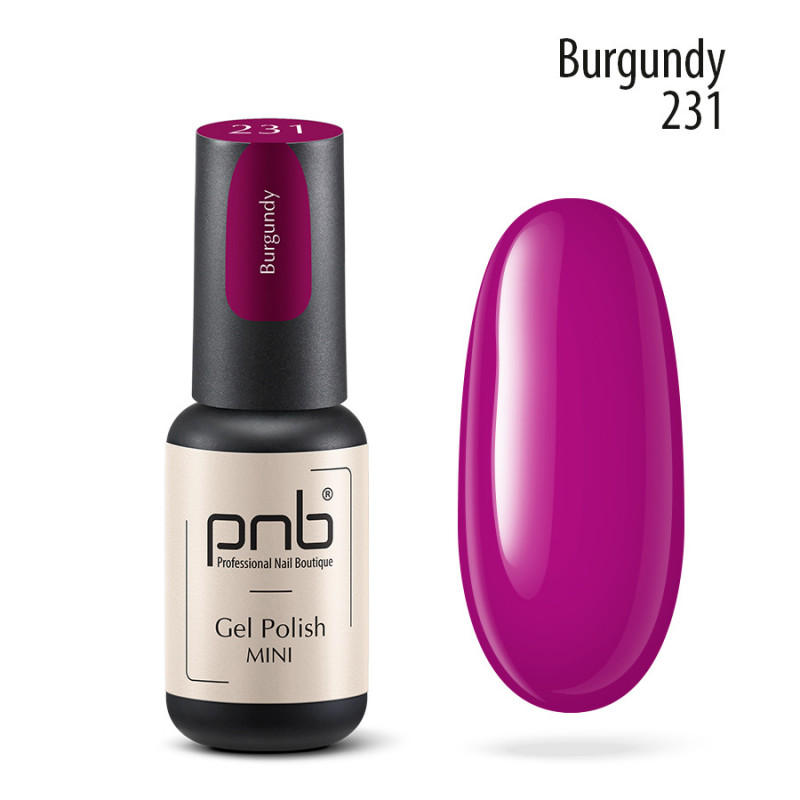 Gel Nail Polish PNB mini 231, 4 ml