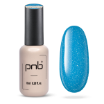 Gel nail polish PNB Juicy Spark, Indigo Plum, 8 ml