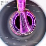 UV/LED Magnetic Gel Nail Polish Meteorites 9D 01 Phoenix PNB 8 ml