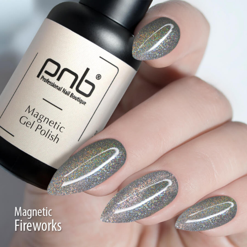 UV/LED Magnetic Gel Nail Polish Fireworks PNB 8 ml