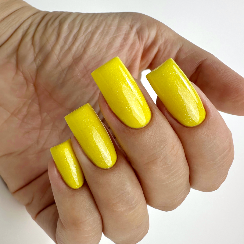 Gel nail polish PNB Juicy Spark, Lemon Pop, 8 ml