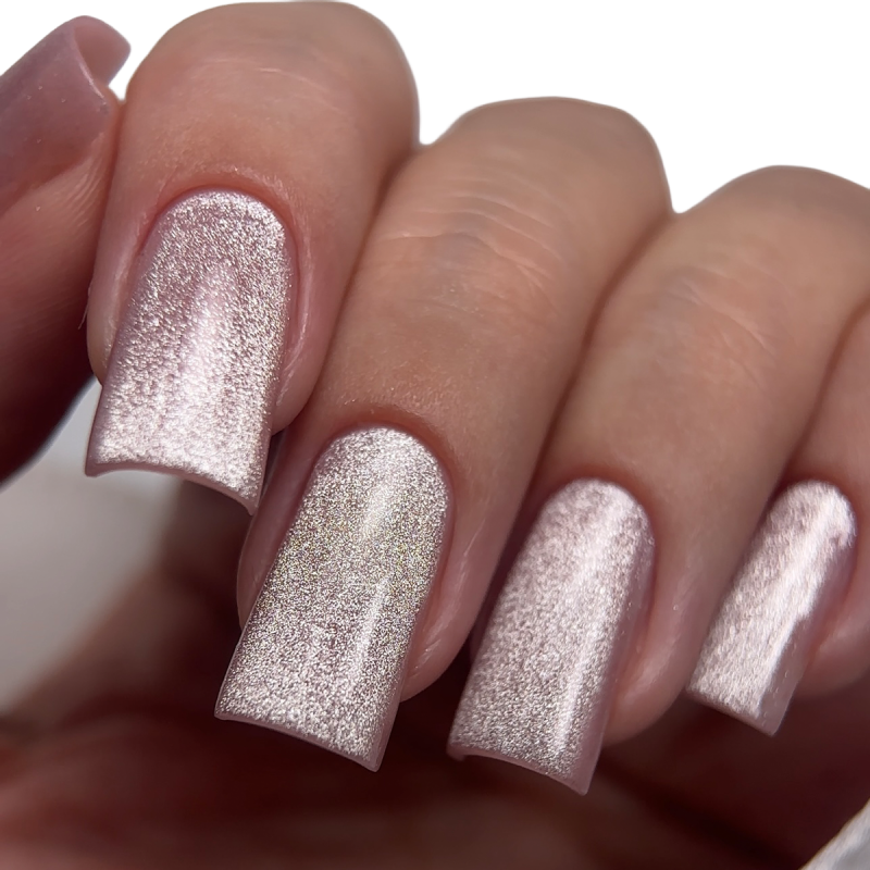 Сat eye gel polish gray PNB Eclat de Lune Sage Silk №08 (8 ml)