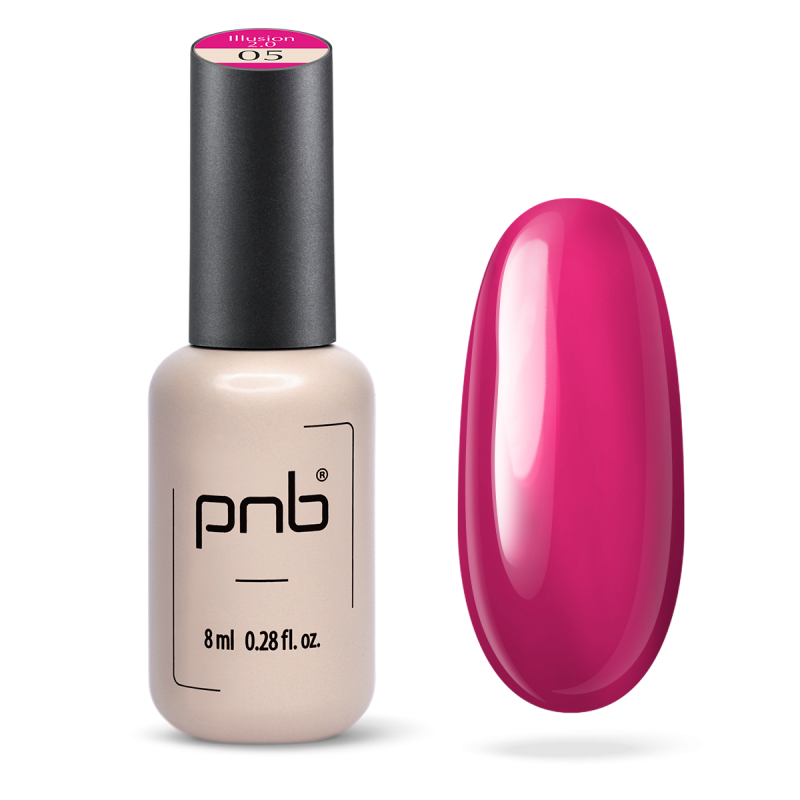 Witrażowy lakier hybrydowy PNB illusion 2.0, 05, 8 ml