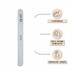 Nail file PNB 100/180 Gray, straight