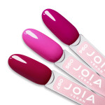 A palette of gel polishes on tips 94,95,97 JOIA vegan