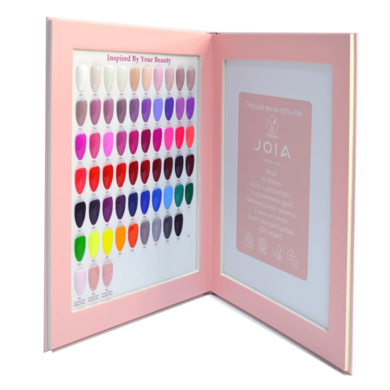 JOIA VeganBook-pallet of gel polishes