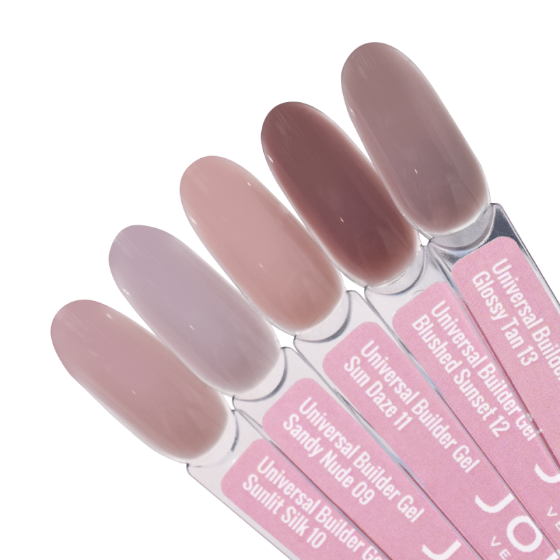 Uniwersalny żel budujący Universal Builder Gel JOIA vegan 013 Glossy Tan, 15 ml