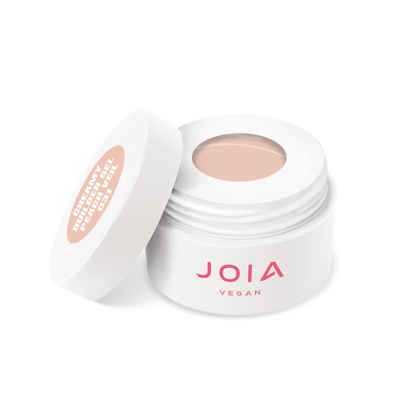 JOIA vegan Creamy Builder Gel, 031 Peach Veil, 15 ml
