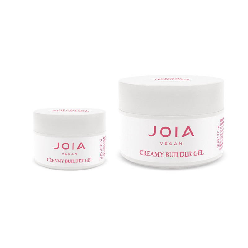 JOIA vegan Creamy Builder Gel, Crystal Clear, 15 ml