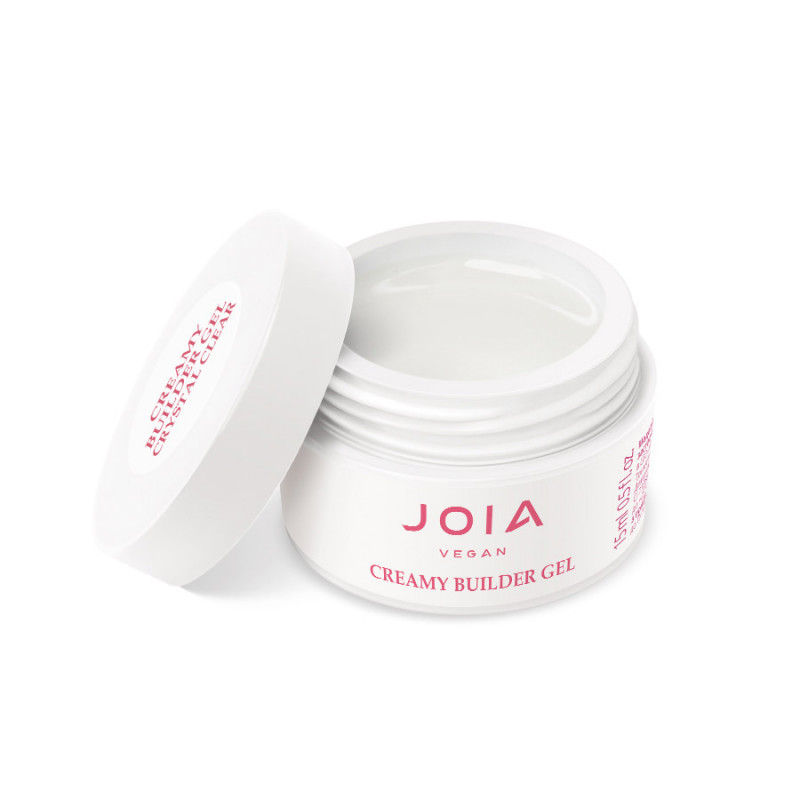 JOIA vegan Creamy Builder Gel, Crystal Clear, 15 ml