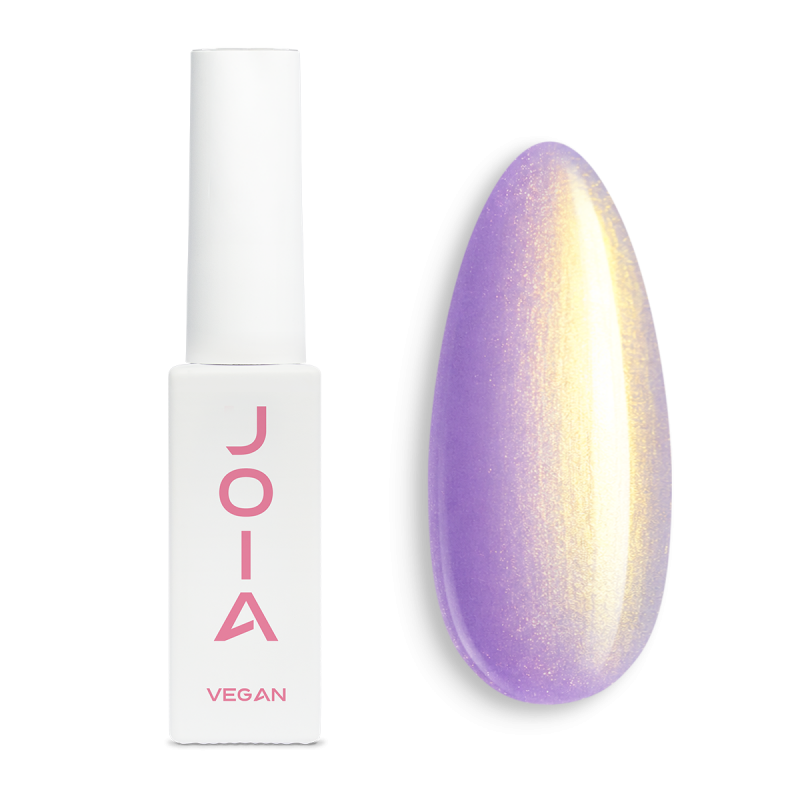 Gel nail polish violet JOIA vegan Iris Shine №03P, pearl (6 ml)