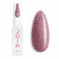 Reflective gel polish pink JOIA vegan №109, with shimmer (6 ml)