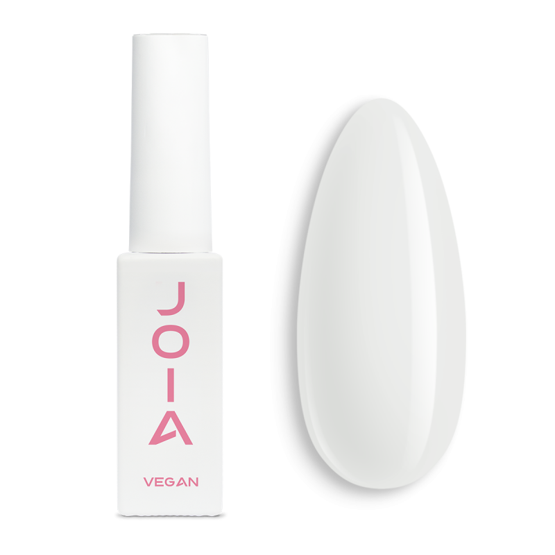 Gel nail polish white JOIA vegan Cloud Dancer №175, enamel (6 ml)