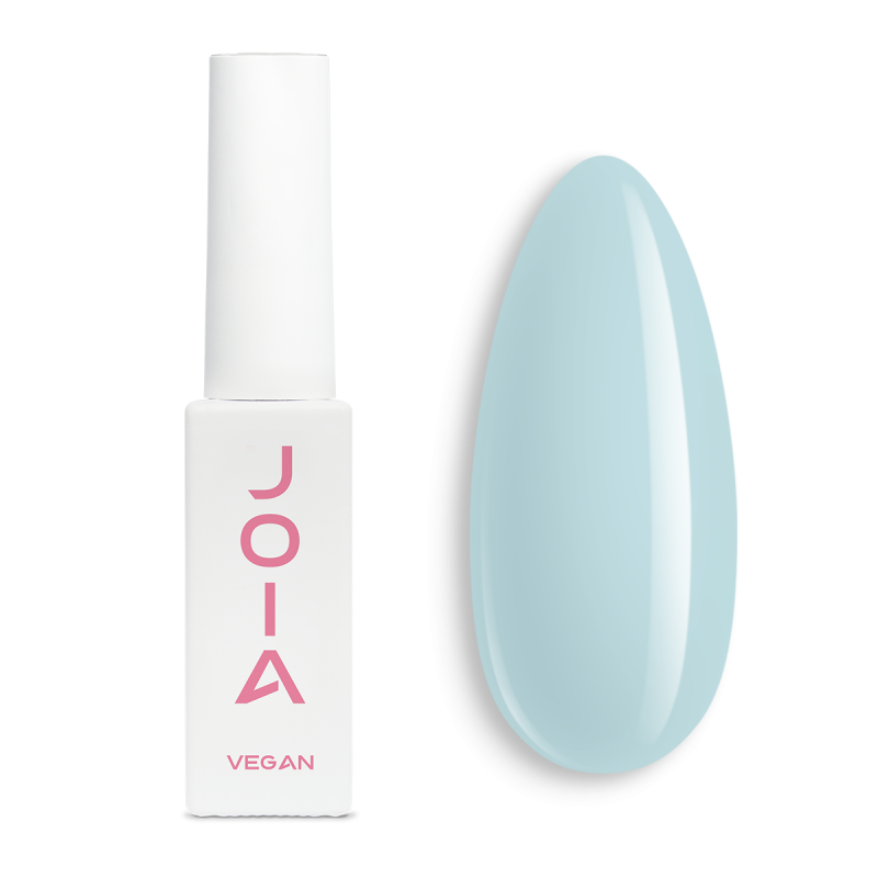 Gel nail polish blue JOIA vegan Milky Lagoon №181, enamel (6 ml)