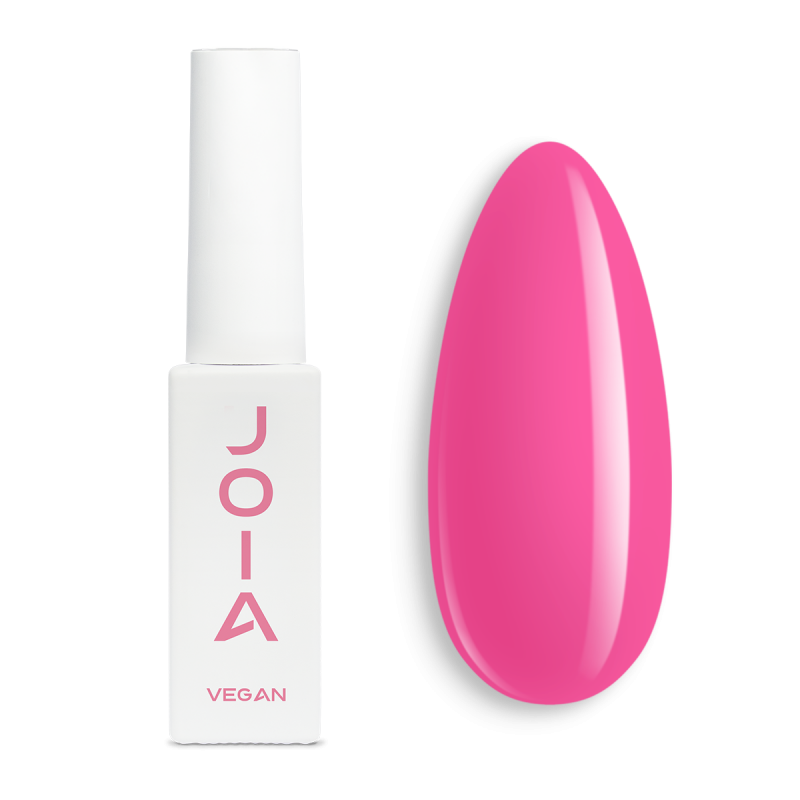 Gel nail polish pink JOIA vegan Hot Candy Shock №185, enamel (6 ml)