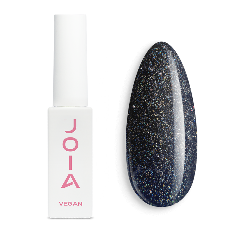 Gel nail polish grey JOIA vegan №060, with shimmer (6 ml)