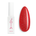 Reflective gel polish red JOIA vegan №142, with shimmer (6 ml)
