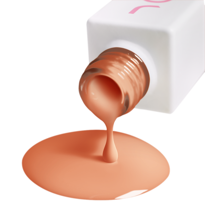 Gel nail polish orange JOIA vegan №173, enamel (6 ml)