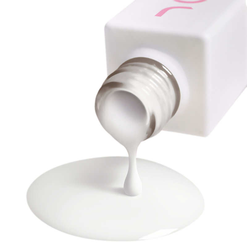 Gel nail polish white JOIA vegan Cloud Dancer №175, enamel (6 ml)