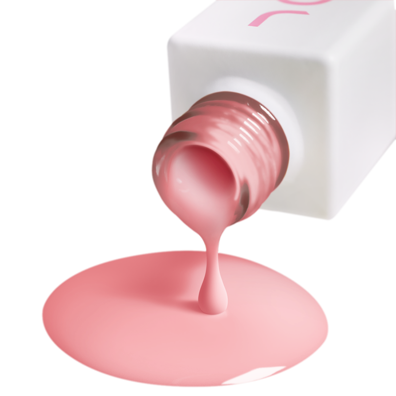 Gel nail polish gray JOIA vegan Muted Rose №177, enamel (6 ml)