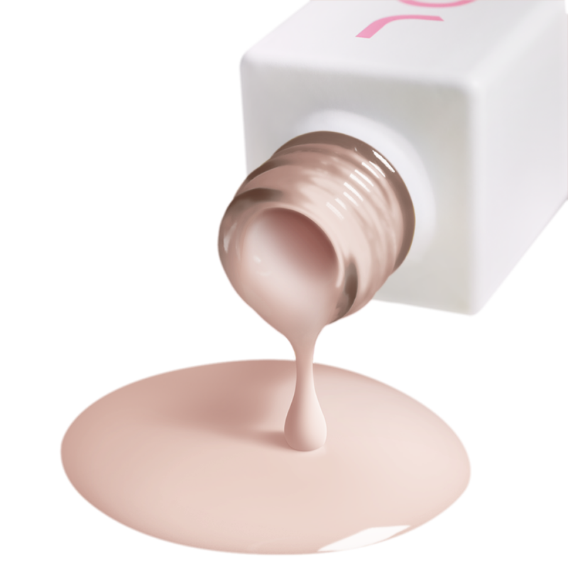 Gel nail polish beige JOIA vegan Nude Atelier №186, enamel (6 ml)