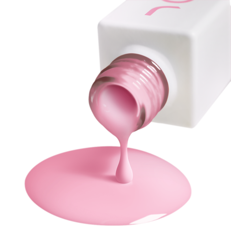 Gel nail polish pink JOIA vegan Rose Perfection №189, enamel (6 ml)