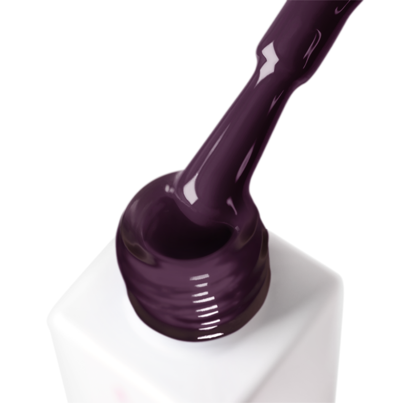 Lakier hybrydowy fioletowy JOIA vegan Plum Noir №178, połysk (6 ml)
