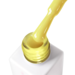 Gel nail polish yellow JOIA vegan Lemon Burst №180, enamel (6 ml)