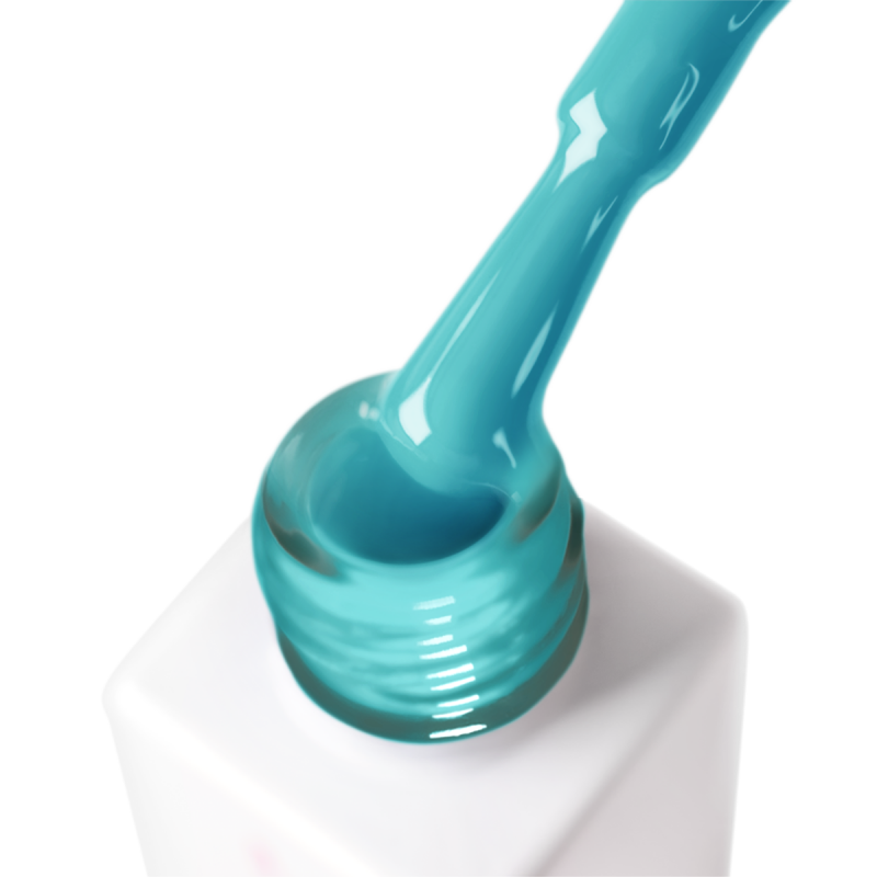 Gel nail polish turquoise JOIA vegan Mermaid Foam №182, enamel (6 ml)