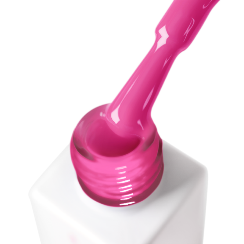 Gel nail polish pink JOIA vegan Hot Candy Shock №185, enamel (6 ml)