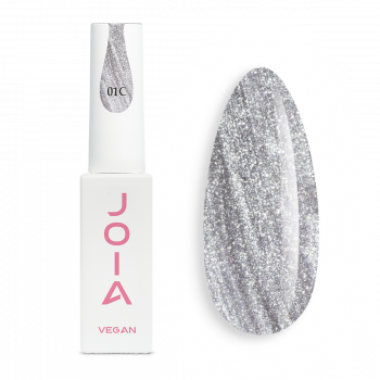 Gel Nail Polish JOIA Vegan Cat Eye 01C Moonstone Veil, 6 ml
