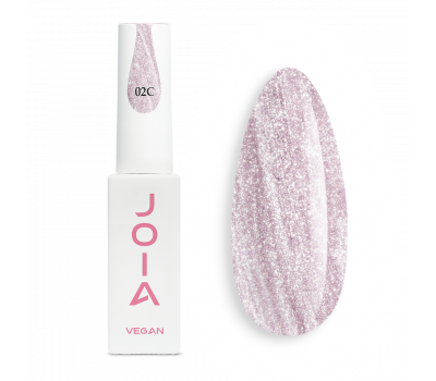 Lakier hybrydowy Cat Eye 02C Rose Quartz Dust JOIA vegan, 6 ml
