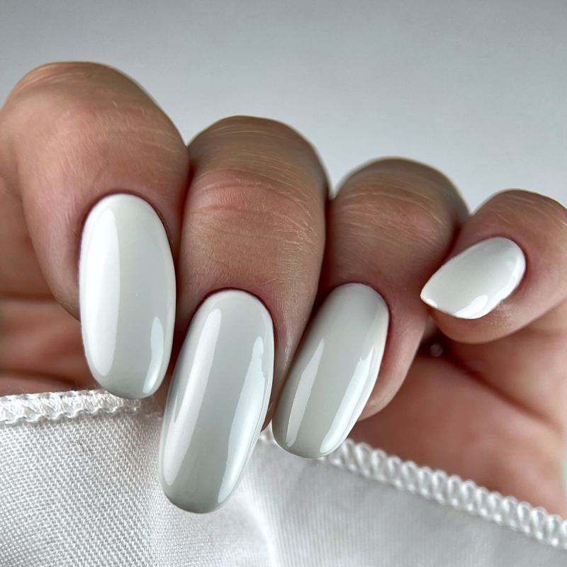 Gel nail polish white JOIA vegan Cloud Dancer №175, enamel (6 ml)