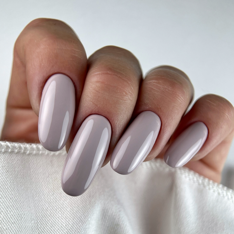 Gel nail polish gray JOIA vegan Warm Taupe №176, enamel (6 ml)