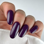Lakier hybrydowy fioletowy JOIA vegan Plum Noir №178, połysk (6 ml)