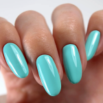 Gel nail polish turquoise JOIA vegan Mermaid Foam №182, enamel (6 ml)
