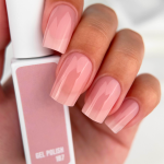 Gel nail polish pink JOIA vegan Ivory Veil №187, enamel (6 ml)