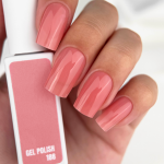 Gel nail polish pink JOIA vegan Apricot Silk №188, enamel (6 ml)
