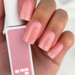 Gel nail polish pink JOIA vegan Rose Perfection №189, enamel (6 ml)