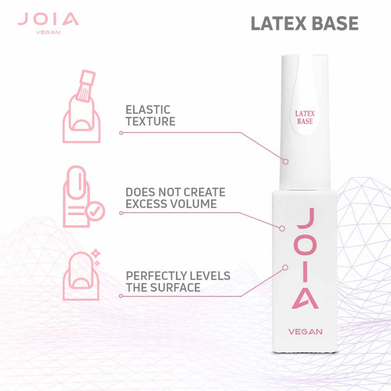 JOIA vegan Rubber Base Latex base Clear, 8 ml