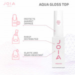 JOIA vegan Aqua Gloss Top No Wipe, 8 ml