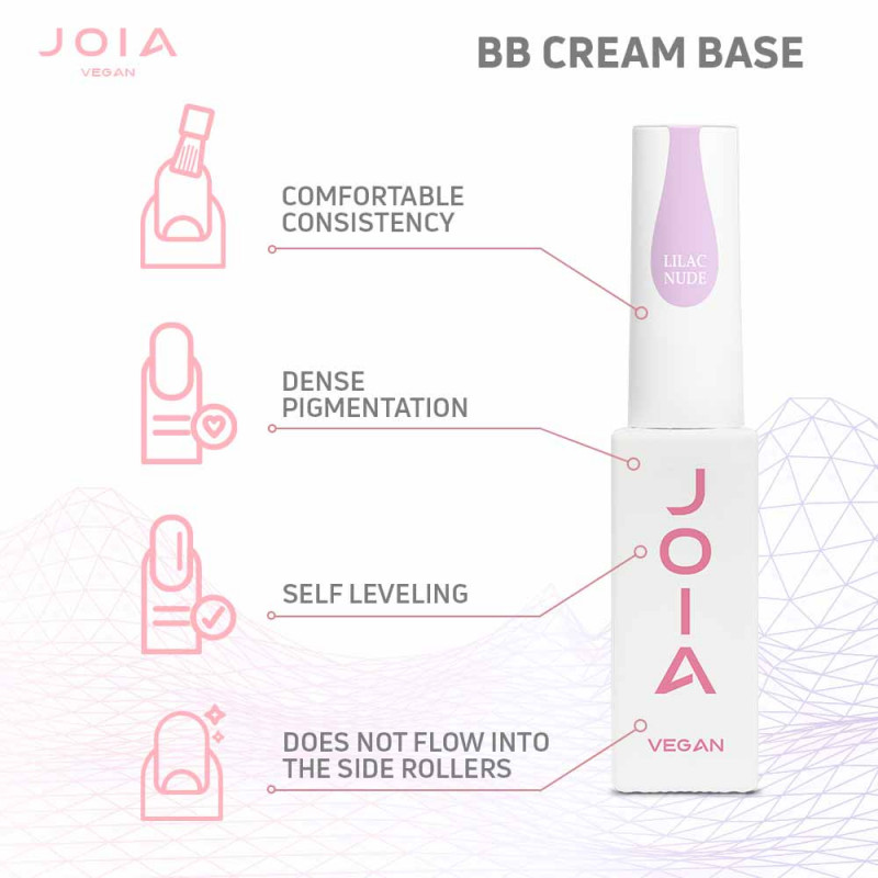 JOIA vegan Camouflage Base BB cream Lilac Nude, 8 ml