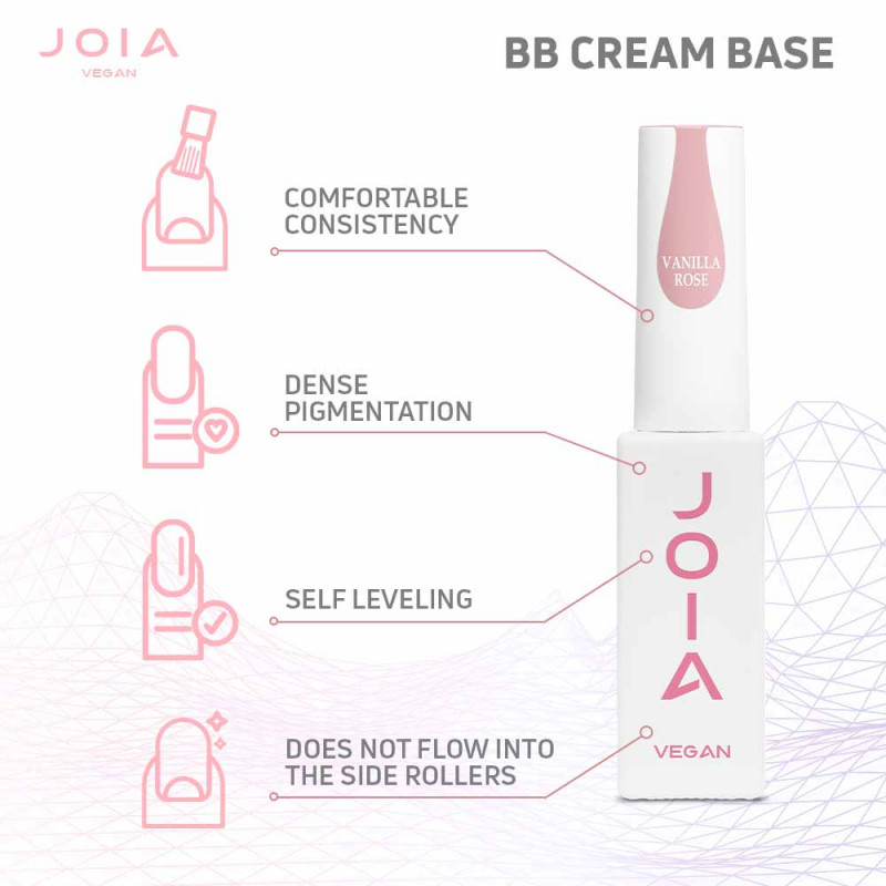 JOIA vegan Camouflage Base BB cream Vanilla Rose, 15 ml