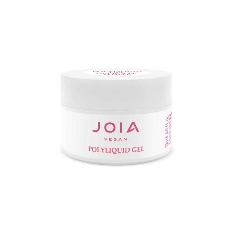 JOIA vegan PolyLiquid Gel, Delicate White, 15 ml