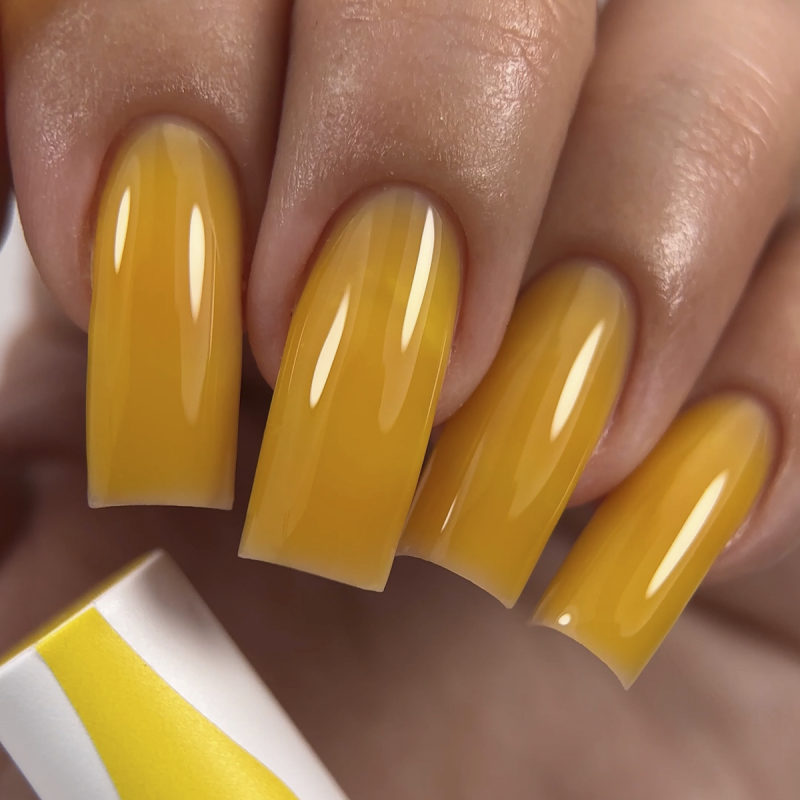 Żel płynny PolyLiquid gel JOIA vegan, Yellow Boom, 8 ml