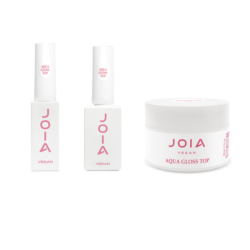 JOIA vegan Aqua Gloss Top No Wipe, 50 ml