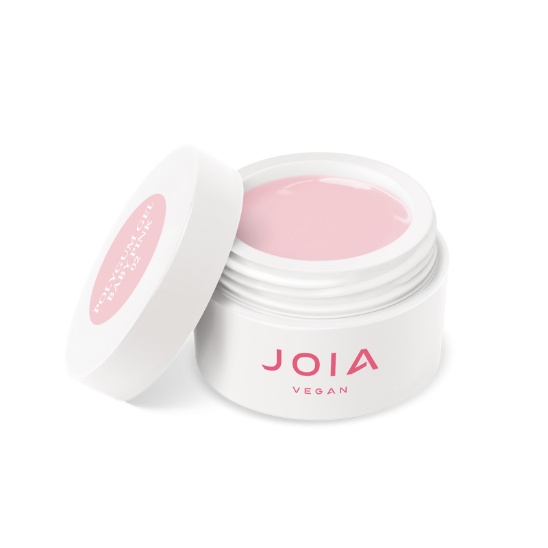 JOIA vegan Polygum Gel, Baby Pink 02, 15 ml